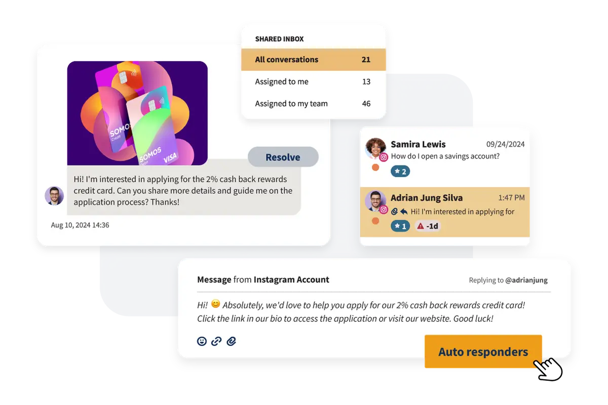 Hootsuite dashboard with user